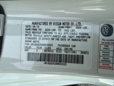 2016 Nissan 370Z Sport Tech