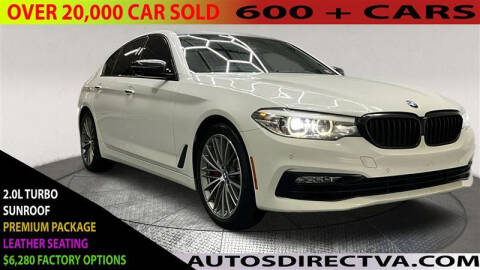 2017 BMW 5 Series for sale at AUTOS DIRECT OF FREDERICKSBURG in Fredericksburg VA