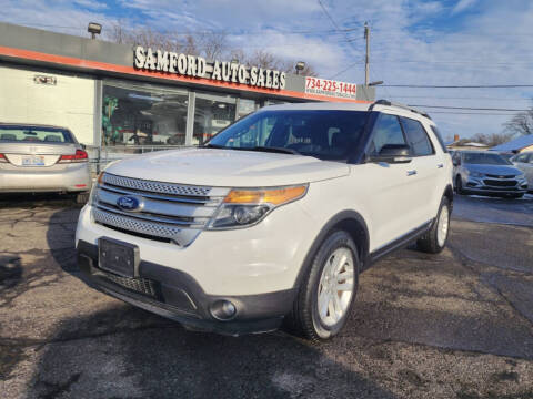 2015 Ford Explorer for sale at Samford Auto Sales in Riverview MI