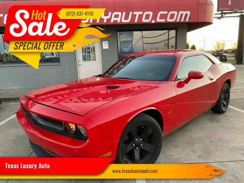 2014 Dodge Challenger for sale at Texas Luxury Auto in Cedar Hill TX