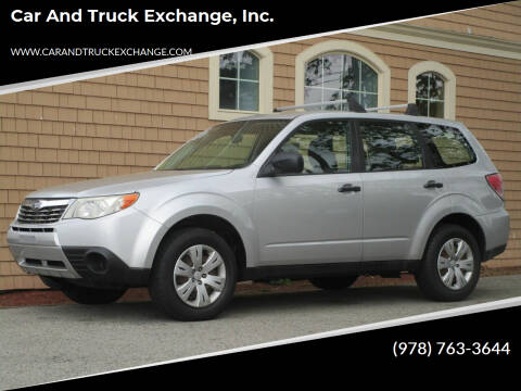 2010 Subaru Forester for sale at Car and Truck Exchange, Inc. in Rowley MA