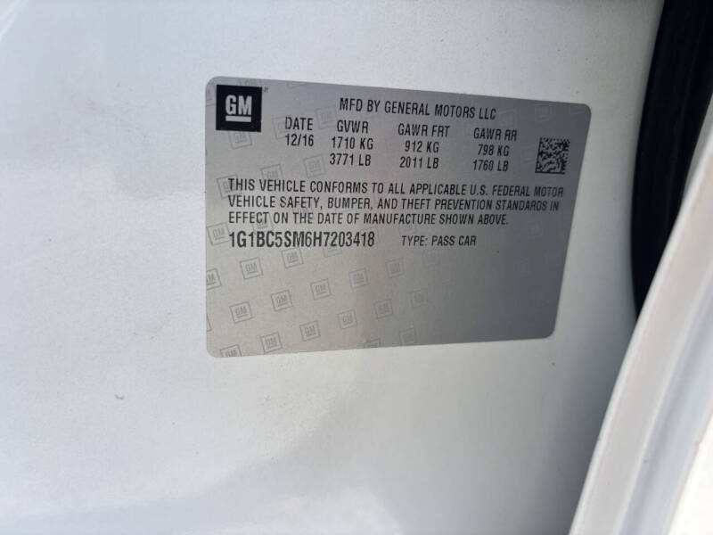 2017 Chevrolet Cruze LS Auto