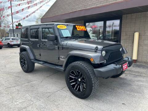 2017 Jeep Wrangler Unlimited for sale at West College Auto Sales in Menasha WI