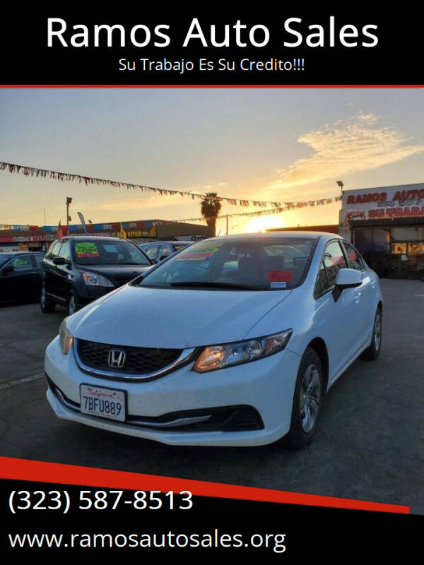 2013 Honda Civic for sale at Ramos Auto Sales in Los Angeles CA