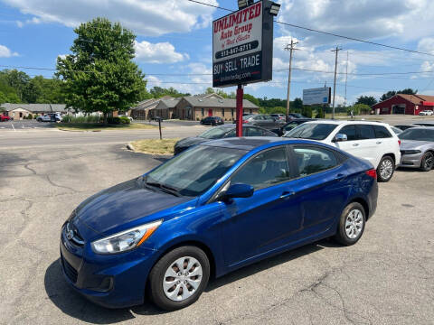 2016 Hyundai Accent for sale at Unlimited Auto Group in West Chester OH