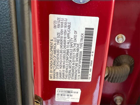 2023 Honda Ridgeline Sport