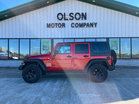 2010 Jeep Wrangler Unlimited for sale at Olson Motor Company in Morris MN