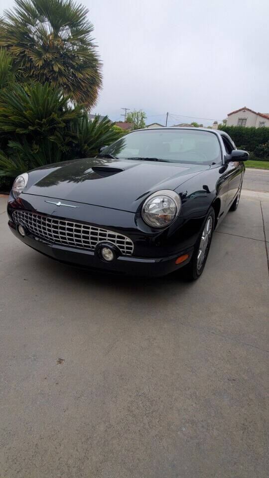 Black 2002 Ford Thunderbird Deluxe Convertible Deluxe 2dr Convertible 2