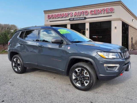 2018 Jeep Compass for sale at DORMANS AUTO CENTER OF SEEKONK in Seekonk MA