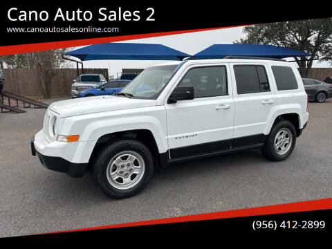 2016 Jeep Patriot for sale at Cano Auto Sales 2 in Harlingen TX