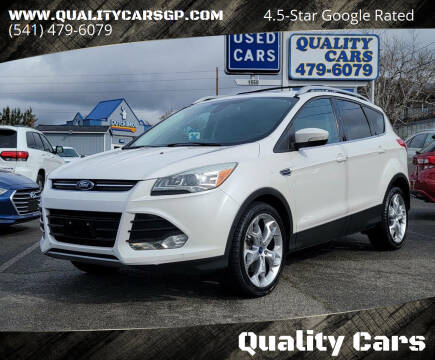 2014 Ford Escape for sale at Quality Cars in Grants Pass OR