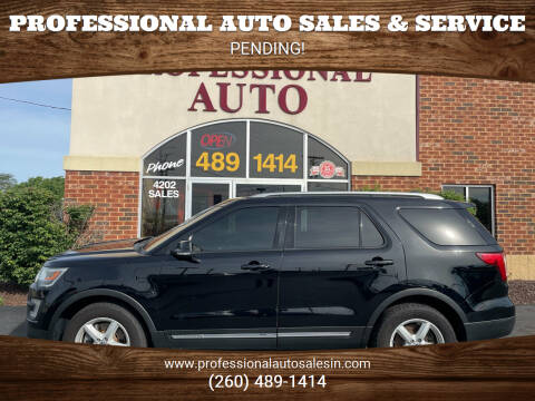 2016 Ford Explorer for sale at Professional Auto Sales & Service in Fort Wayne IN