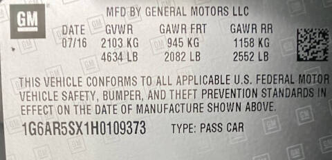 2017 Cadillac CTS 2.0T Luxury