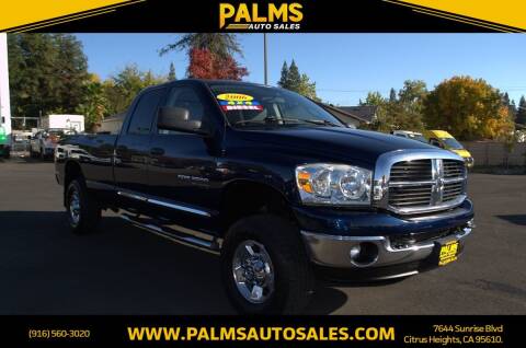 2006 Dodge Ram Pickup 2500 for sale at Palms Auto Sales in Citrus Heights CA