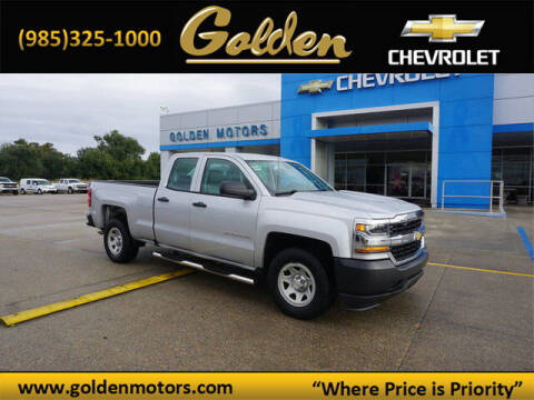 2016 Chevrolet Silverado 1500 for sale at GOLDEN MOTORS in Cut Off LA