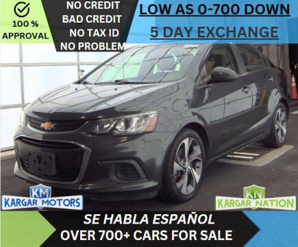 2019 Chevrolet Sonic for sale at Kargar Motors of Manassas in Manassas VA