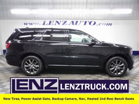 2017 Dodge Durango for sale at LENZ TRUCK CENTER in Fond Du Lac WI