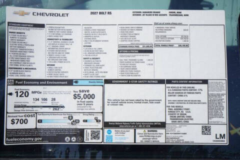 2027 Chevrolet Bolt RS