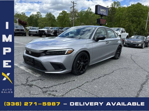 2022 Honda Civic for sale at Impex Auto Sales in Greensboro NC