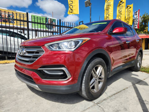 2017 Hyundai Santa Fe Sport for sale at AUTO ALLIANCE LLC in Miami FL