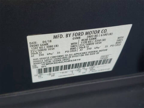 2018 Ford Explorer XLT