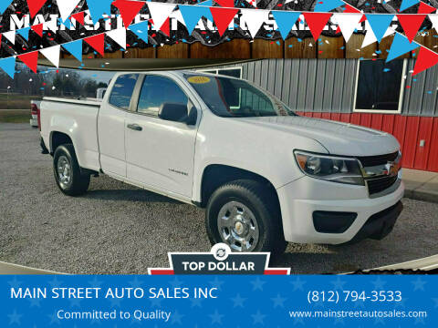 2016 Chevrolet Colorado for sale at MAIN STREET AUTO SALES INC in Austin IN