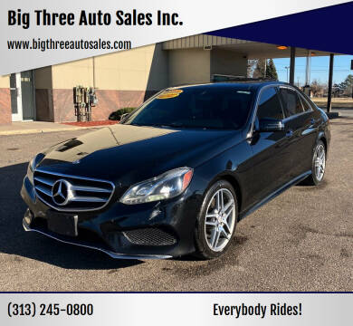 2015 Mercedes-Benz E-Class for sale at Big Three Auto Sales Inc. in Detroit MI
