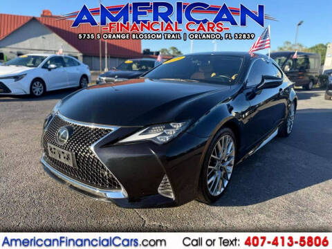 2019 Lexus RC 350 for sale at American Financial Cars in Orlando FL