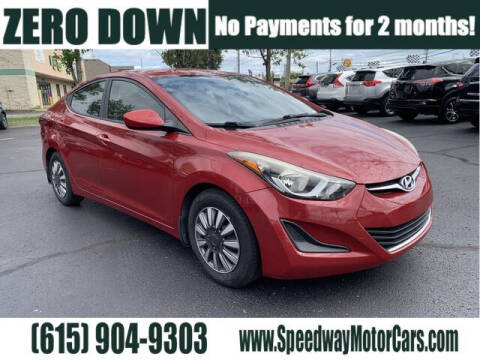 2016 Hyundai Elantra for sale at Speedway Motors in Murfreesboro TN