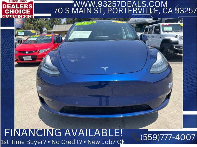 2021 Tesla Model Y for sale at Dealers Choice Inc in Farmersville CA