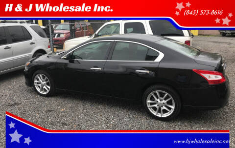 2009 Nissan Maxima for sale at H & J Wholesale Inc. in Charleston SC