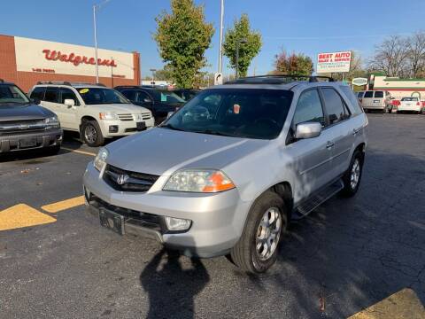 2002 Acura MDX for sale at Best Auto Sales & Service in Des Plaines IL
