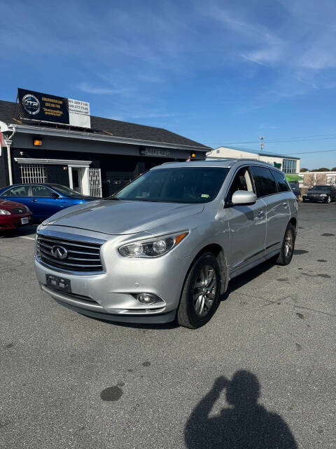 2013 INFINITI JX35 for sale at JTR Automotive Group in Cottage City, MD