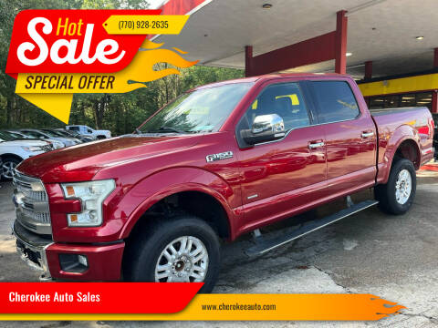 2015 Ford F-150 for sale at Cherokee Auto Sales in Acworth GA