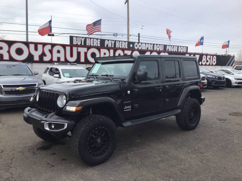 2018 Jeep Wrangler Unlimited for sale at Roy's Auto Plaza in Amarillo TX