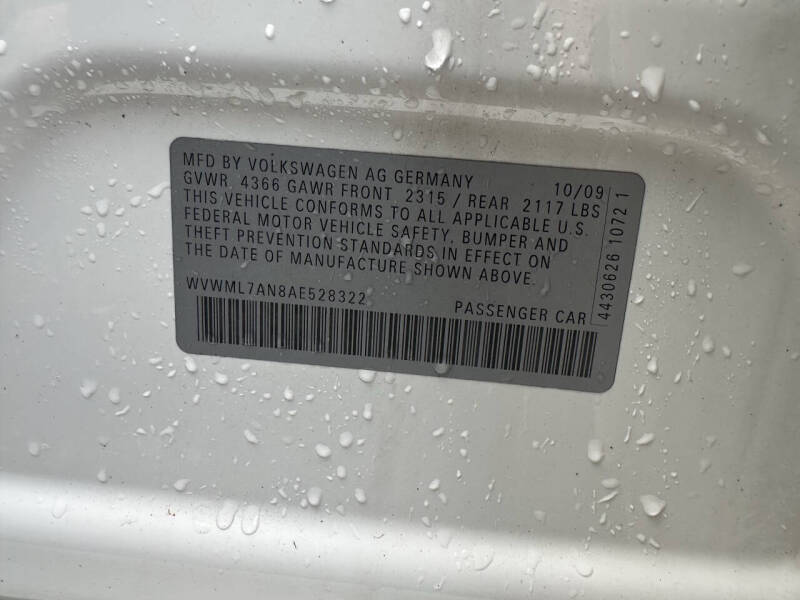 2010 Volkswagen CC Sport