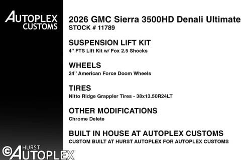 2026 GMC Sierra 3500HD
