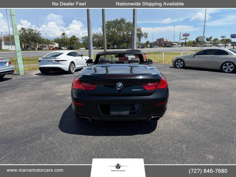 2012 BMW 6 Series 650i