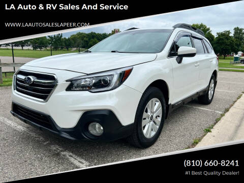 2018 Subaru Outback for sale at LA Auto & RV Sales and Service in Lapeer MI