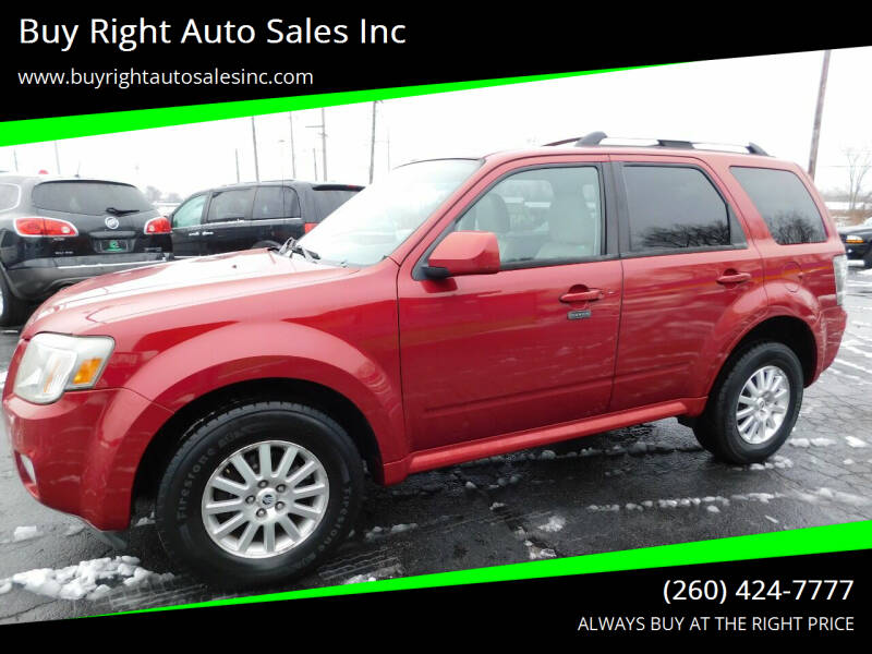 2010 Mercury Mariner for sale at Buy Right Auto Sales Inc in Fort Wayne IN