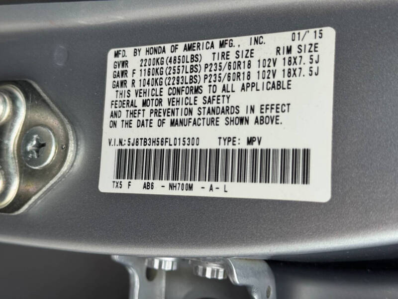 2015 Acura RDX w/Tech