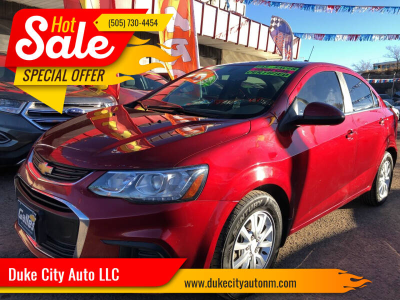 2017 Chevrolet Sonic for sale at Duke City Auto LLC in Gallup NM