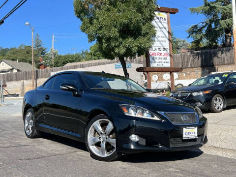 2011 Lexus IS 250C for sale at Sierra Auto Sales Inc in Auburn CA