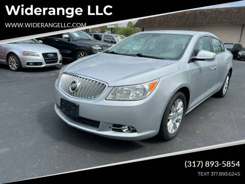 2012 Buick LaCrosse for sale at Widerange LLC in Greenwood IN
