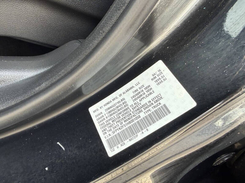 2017 Honda Ridgeline RTL