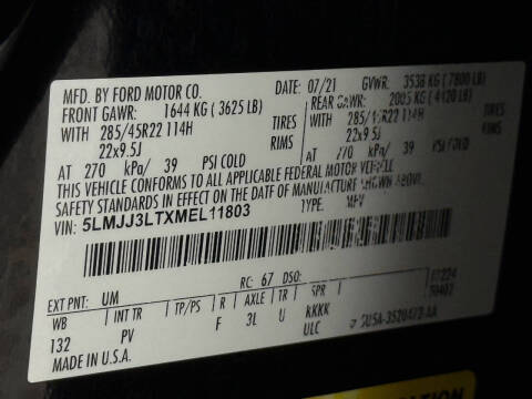 2021 Lincoln Navigator L Reserve