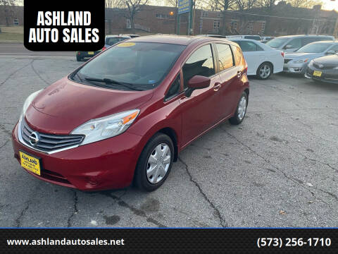 2015 Nissan Versa Note for sale at ASHLAND AUTO SALES in Columbia MO