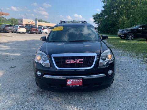 2010 GMC Acadia for sale at Community Auto Brokers in Crown Point IN