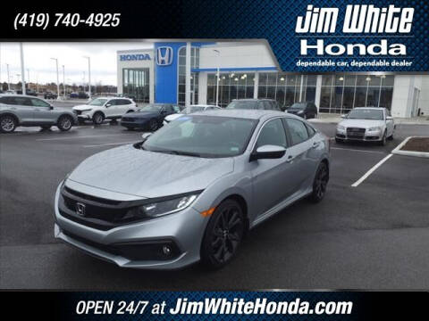 2020 Honda Civic for sale at The Credit Miracle Network Team at Jim White Honda in Maumee OH