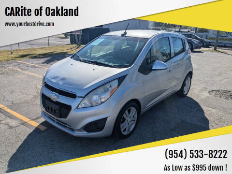 2014 Chevrolet Spark for sale at CARite of Oakland in Oakland Park FL